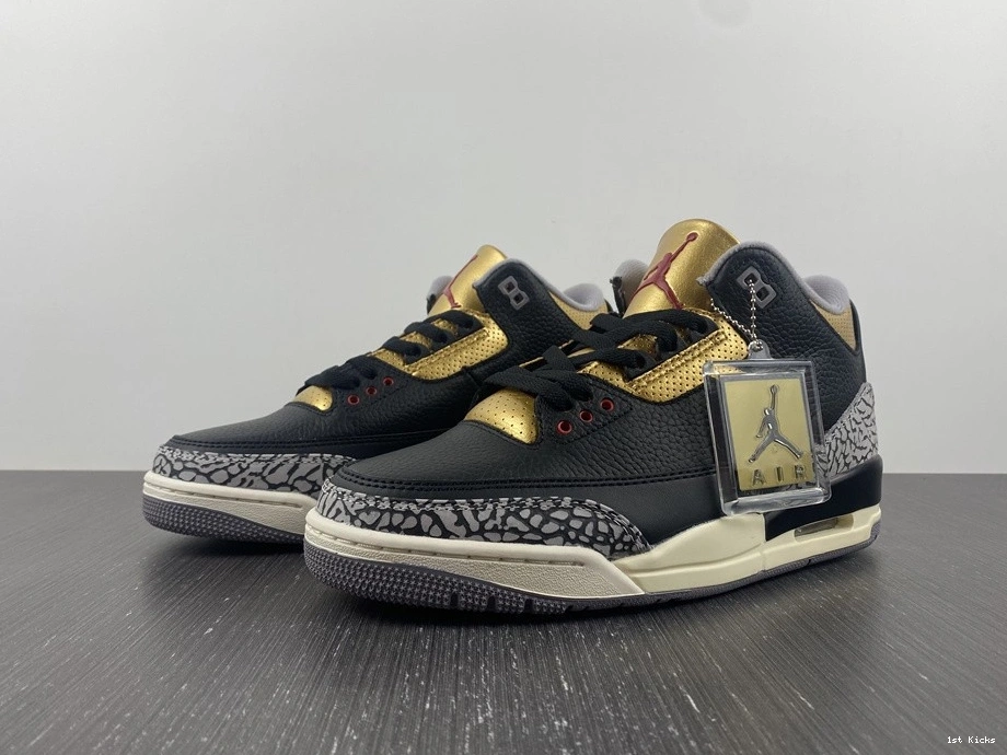 WMNS Jordan Gold 3 Air CK9246-067 Black 1004